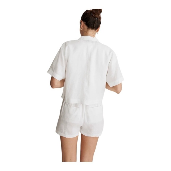Madewell 100% Linen Resort Shirt NWT - Picture 5 of 7